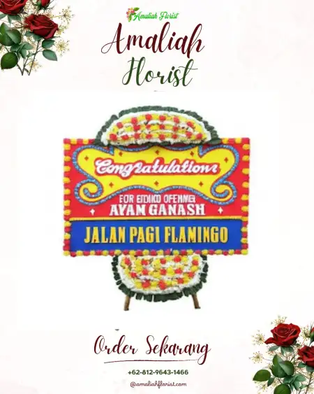 Sewa Papan Bunga Watestani